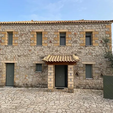 Greek Stonehouse With Pool And Seaview *